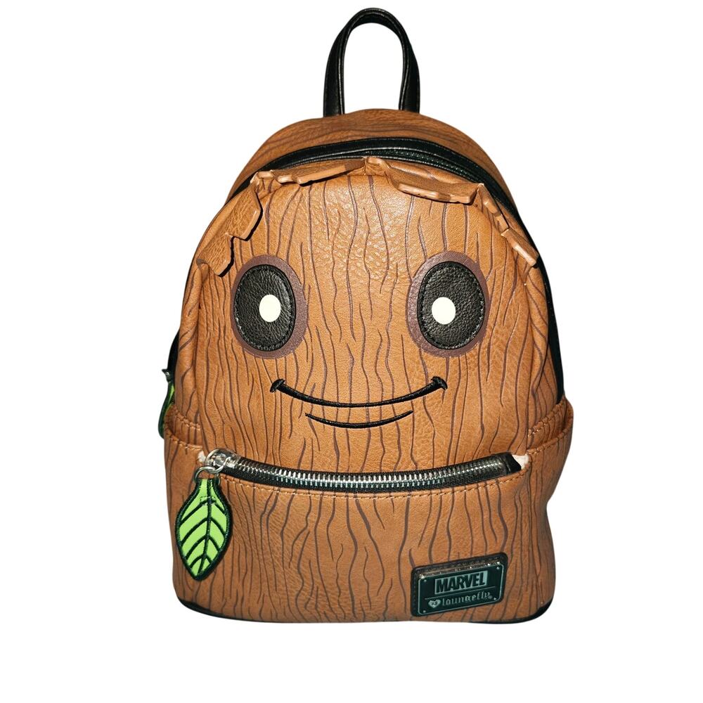 GROOT Loungefly Mini Backpack EUC Heart Logo